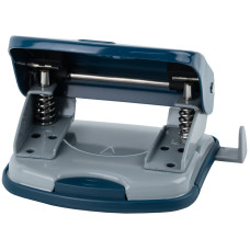 Дырокол Exakt-2 металлический, 30 листов, Earth colors синий