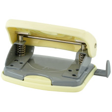 Дырокол Welle-2 с пласт верхом, 20 листов, Pastelini, жёлтый