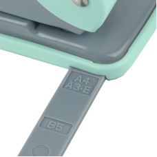 Дырокол Welle-2 с пласт верхом, 20 листов, Pastelini, мятный