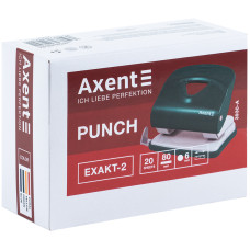 Дырокол Exakt-2 металлический, 30 листов, Earth colors жёлтый