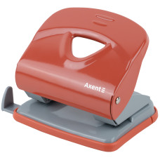 Дырокол Exakt-2 металлический, 30 листов, Earth colors коралловый