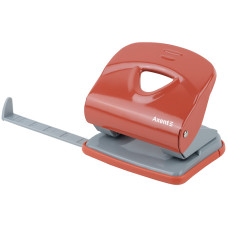 Дырокол Exakt-2 металлический, 30 листов, Earth colors коралловый