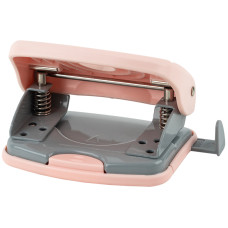 Дырокол Welle-2 с пласт верхом, 20 листов, Pastelini, розовый