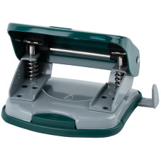 Дырокол Exakt-2 металлический, 30 листов, Earth colors зелёный