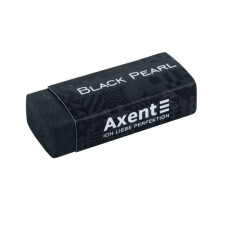 Ластик для олівця Axent 1194 Black Pure 30шт/уп