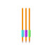 Трикутний гумка-грип для олівця Stripy, кольори асорті - CF81765 COOLFORSCHOOL