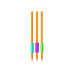 Трикутний гумка-грип для олівця Stripy, кольори асорті - CF81765 COOLFORSCHOOL