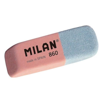 Ластик для карандаша и чернил Milan 860 60шт/уп - 25486 Milan