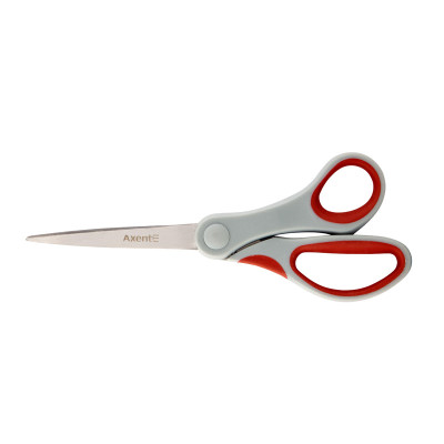 Ножиці Duoton, 20 см, сіро-червоні - 6302-06-A Axent