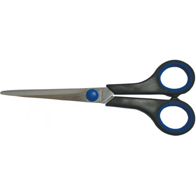 Ножиці 17 см Economix, пласт. ручки з гум. вставками - E40402 Economix