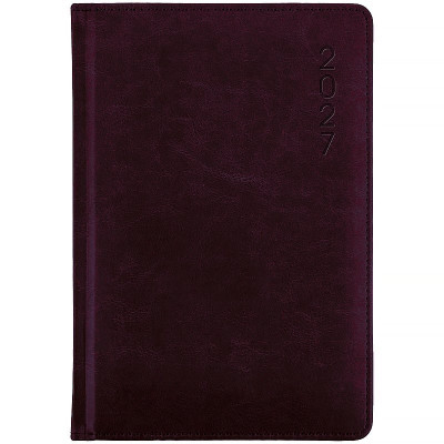 Ежедневник 2027 Classic Lux, 145*210, слп/т коричневый