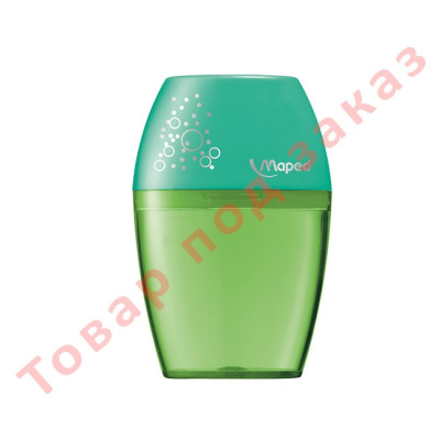 Точилка с контейнером SHAKER, 1 отверстие, ассорти MP.534753