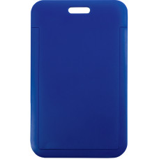 Бейдж-слайдер вертикальный, синий, 4500V (54*85 мм)
