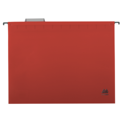 Підвісний файл А4, пластиковий, червоний - BM.3360-05 Buromax