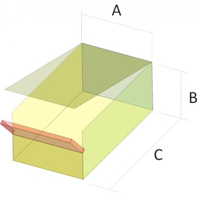 Картонный короб горизонтальный с  верхней крышкой - MF51114769 Buromax