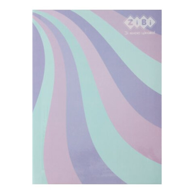 Блокнот PATTERN, А-5, 64 арк., кліт., ітгр. обкл., мат. лам.+Уфлак, KIDS Line, блакитний - ZB.12767-14 ZiBi