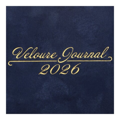 Щоденник датований 2025 VELOUR, A5, синій, штучна шкіра BM.2134-02