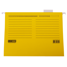 Файл підвісний А4 з індексами, картон, жовтий