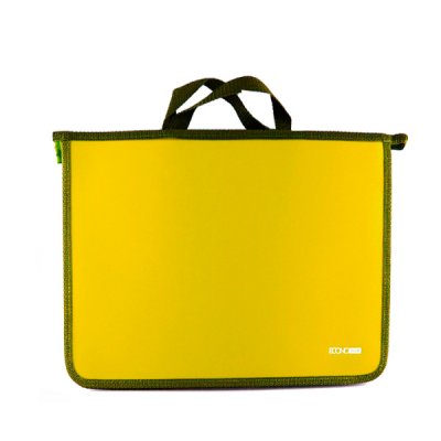 Портфель пластиковий А4 "Economix" E31630-05 2 відділення жовтий - 78948 Ec