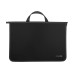 Портфель пластиковый А4 на молнии, черный - E31630-01 Economix
