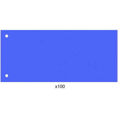 Разделитель листов 240*105мм Economix, пластик, синий, 100 шт. - E30811-02 Economix