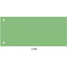 Разделитель листов 240*105мм Economix, пластик, зеленый, 100 шт.