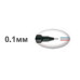 Лайнер PiN fine line, 0.1мм, пишет черным PIN01-200.Black