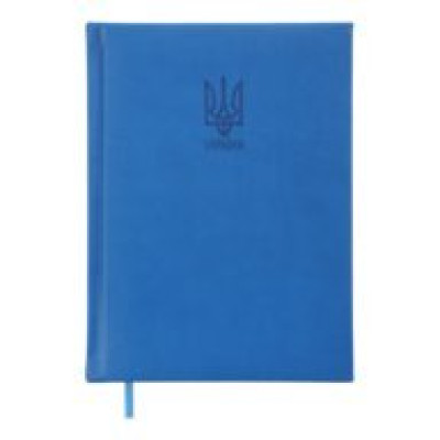 Щоденник датований 2025 HERALDRY, A5, світло-синій, иск. шкіра/поролон BM.21128-02