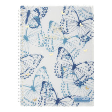 Зошит для записів MACHAON ARABESKI, B5, 80 арк., клітинка, пластикова обкладинка, синій