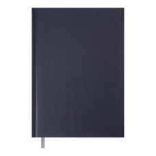 Книга записна OPTIMAL, А5, 64 л., Клітка, темно-синя, бум вініл