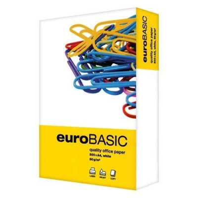 Папір А4 500 арк.  EURO BASIC  (Mondi)  80 г/м.кв. 27019