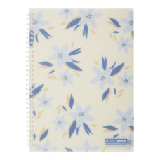 Зошит для записів MYOSOTIS ARABESKI, B5, 80 арк., клітинка, пластикова обкладинка, маренго