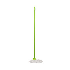 Швабра мотузяна, GREEN, 120 см, котонова насадка 200 г
