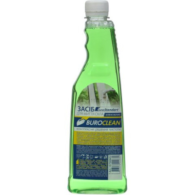 Средство для мытья стекол запасной Buroclean 500 мл зеленое яблоко 10700602