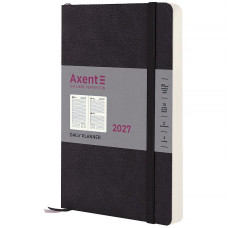 Щоденник 2027 Partner Soft Skin, 145*210, чорний