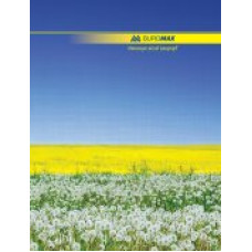 Книга канцелярська NATURE, А4, 96 л., клітинка, тверда ламінована обкладинка, асорті