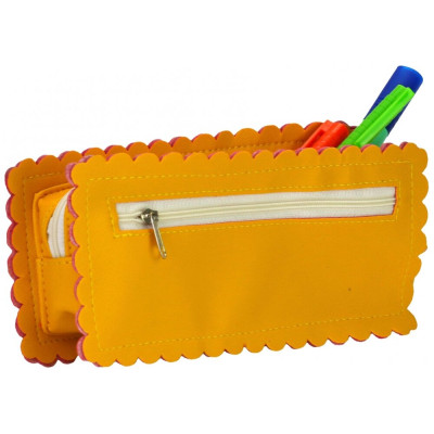 Пенал на 1 відділення - J-2609-yellow