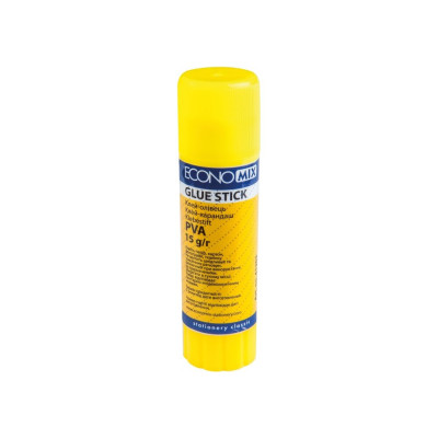Клей-олівець Economix, основа PVA, 15г - E41203 Economix