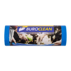 Пакети для сміття  120л10 шт, міцні, сині  700х1050мм, 22мкм BuroClean EuroStandart
