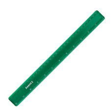 Лінійка 30см пластикова зелена Axent 7530-05 72шт/уп