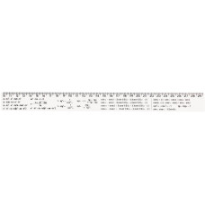 Лінійка 30 см, тригонометричні формули, друкована