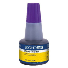 Фарба штемпельна Economix, 30 мл, фіолетова