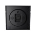 Часы настенные пластиковые Optima SQUARE, черные - O52101 Optima Часы настенные пластиковые Optima SQUARE, черные - O52101 Optima