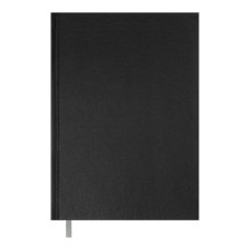 Книга записна OPTIMAL, А5, 64 л., клітинка, чорна, бум вініл