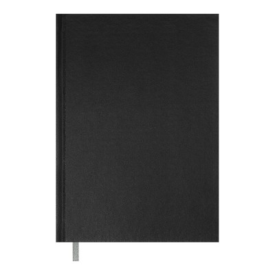 Книга записна OPTIMAL, А5, 64 л., клітинка, чорна, бум вініл BM.25514101-01