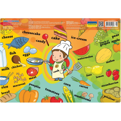 Килимок для дитячої творчості "Їжа" - CF61480-09 COOLFORSCHOOL
