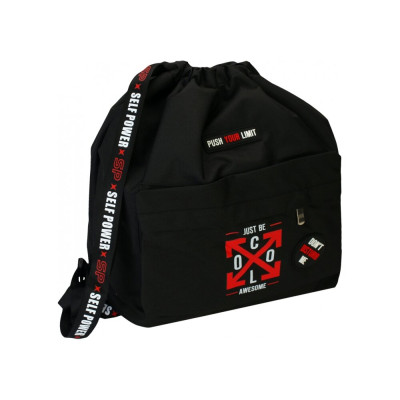 Сумка-рюкзак спортивна з кишенею - CF87315 COOLFORSCHOOL
