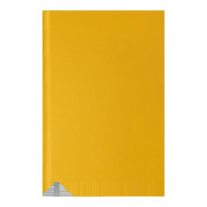 Книга записна OPTIMAL, А5, 64 л., Клітка, жовта, бум вініл