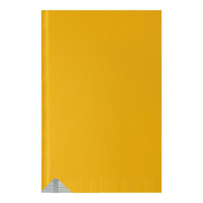 Книга записная OPTIMAL, А5, 64 л., клетка, желтая, бум винил BM.25514101-08
