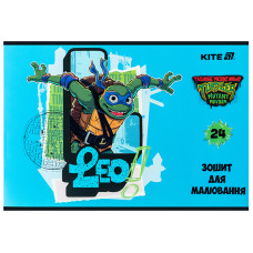 Зошит для малювання, 24 арк., скоба, софт тач + УФ лак, NT